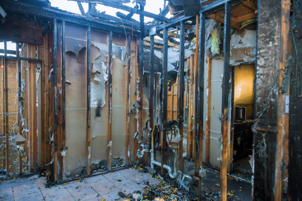 Professional Emergency Fire Cleanup technician working in Otsego, MI